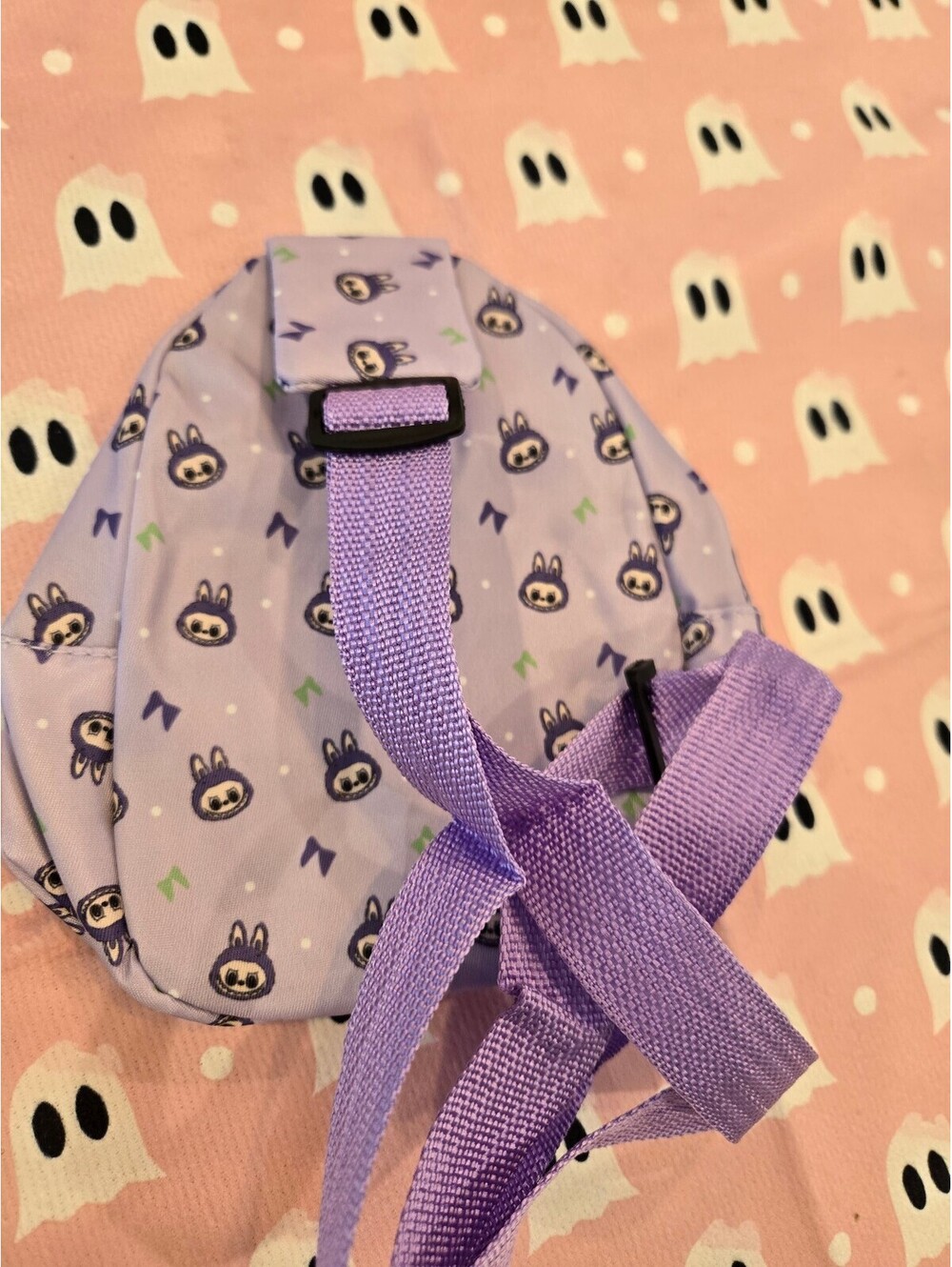 Labubu mini backpack purple - Picture 2 of 2